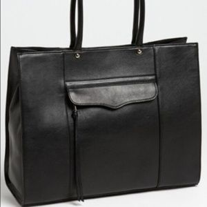 REBECCA MINKOFF Large MAB Black Classic Tote Bag